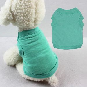 Vêtements pour chiens chemises vierges t-shirts de base de gilet de compagnie de base