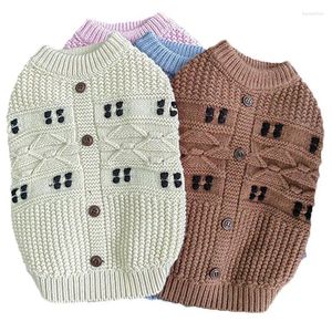 Vêtements pour chiens Pull tricoté bleu pour petit et moyen pull chaud Chiwawa York Chiot Chaton Pull en tricot Manteau d'hiver XL
