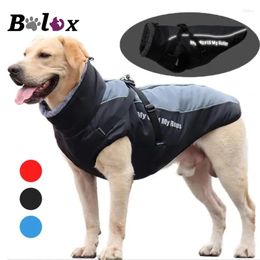 Hondenkleding BOLUX winterjas huisdierjas waterdicht dik warm comfortkleding reflecterend vest voor kleine grote honden