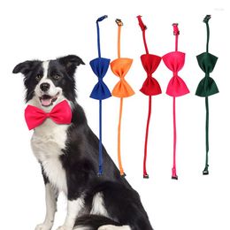 Chien Vêtements Noeud Papillon Noeud Papillon Papillon Toilettage Réglable Chiot Ruban Réutilisable Formelle Cravate Sangle Pour Chat Collier Animaux Accessoires