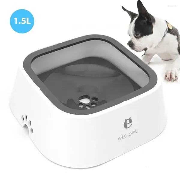 Bol de vêtements pour chiens pas de déversement d'eau de compagnie goutte à goutte lent distributeur de chats 35oz / 1l Voyage pour chiens ca