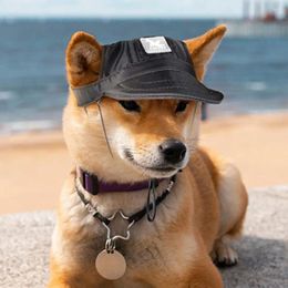 Abbigliamento per cani Berretto da baseball traspirante per cani Cappello da toelettatura per cuccioli Copricapo estivo per esterni Casual carino con accessori per animali domestici