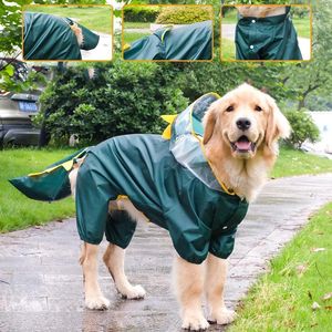 Hondenkleding ademende print regenjas zomer kleding grote huisdierhonden lente waterdichte kleding medium voor grappige cosplay