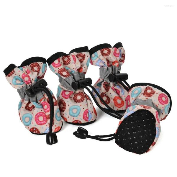 Vêtements de chien respirant chiot chaussures animal de compagnie rembourré enfant chaussure chihuahua français chaussures d'intérieur réfléchissant fond souple antidérapant