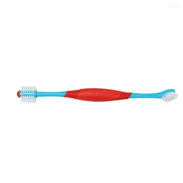 Brosse à vêtements pour chien : brosses à dents pour chaton Dual Super 2 pièces, fournitures de soins pour petits chiots