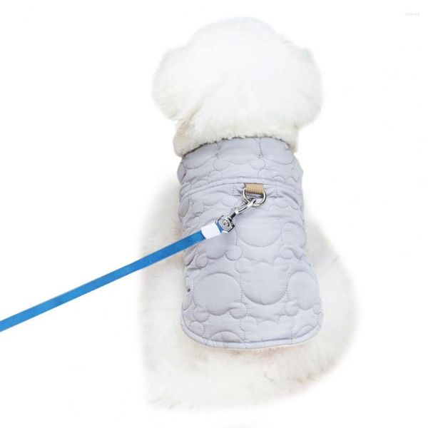 Chien Vêtements Bouton Fermeture Mode Pet Chiens Robe Tenues Anti-rétrécissement Gilet Doux Pour La Maison