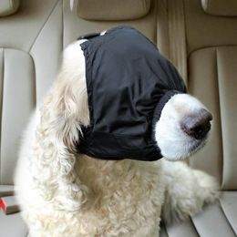 Hondenkleding kalmerende angstverlichting Oogschadeling Afdekking anti -autoziekte snuit blinddoek zacht en comfortabel slapen 221103