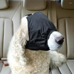 Ropa para perros Gorra calmante Máscara para los ojos Nylon Sombreado Ansiedad Mascota Con los ojos vendados Aseo Anti Enfermedad del automóvil Esenciales A prueba de viento Evite la luz