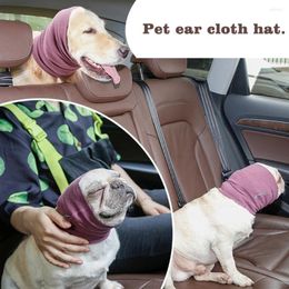 Hondenkleding kalmerende oren bedekken creatieve winter warme kleding puppy verzorging van oorbanden voor reliëf lawaai huisdierenaccessoires