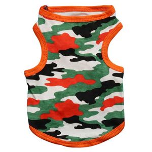 Hondenkleding camouflage kleding vest t shirt kostuum Yorkshire chihuahua teddy puppy huisdier kleding coole zomer kat xs-l