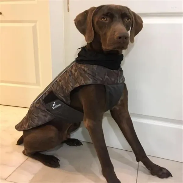 Vêtements de chien Veste de camouflage Manteau d'extérieur pour animaux de compagnie imperméable à l'eau coupe-vent Jungle Chasse Vêtements de camping Vêtements d'extérieur pour SmallBig Dog (S-XXXL)