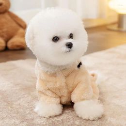 Ropa de ropa de ropa de perro Bolsa de oso se puede tirar el jersey del jemoste de invierno