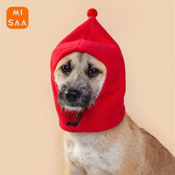 Ropa de perro Cartoon sombrero suave suave accesorios de vacaciones duraderas