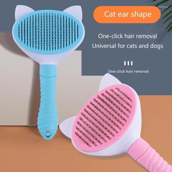 Appareils à chien Cat Brush Peigl pour chiot Kitten Massage Remove lâche Undercoat Gift Propreseurs d'animaux Vétéraires Toolers Friendly Friendly