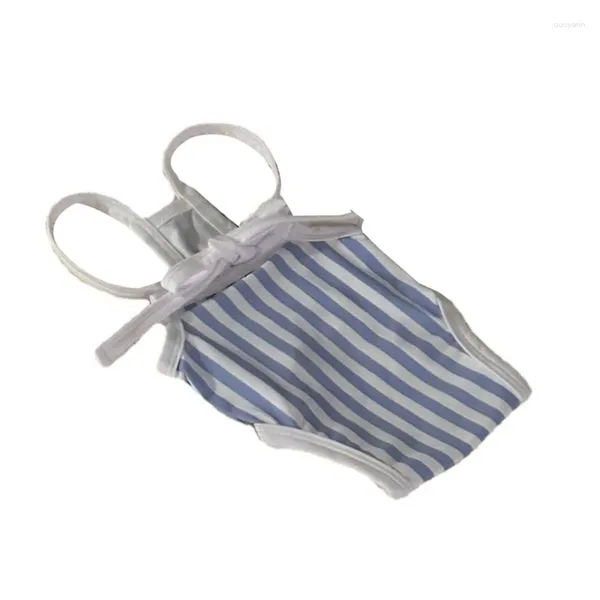 Ropa para perros Traje de gato Traje de baño de verano Traje de baño Vacaciones Raya Traje de baño para perros pequeños Dropship