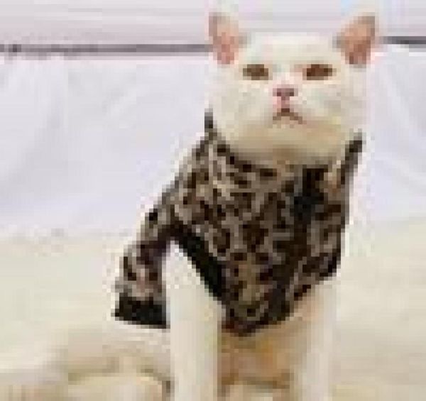 Ropa para perros disfraces de gato ropa de mascotas invierno tibio cálido chaleco ropa de abrigo de leopardo