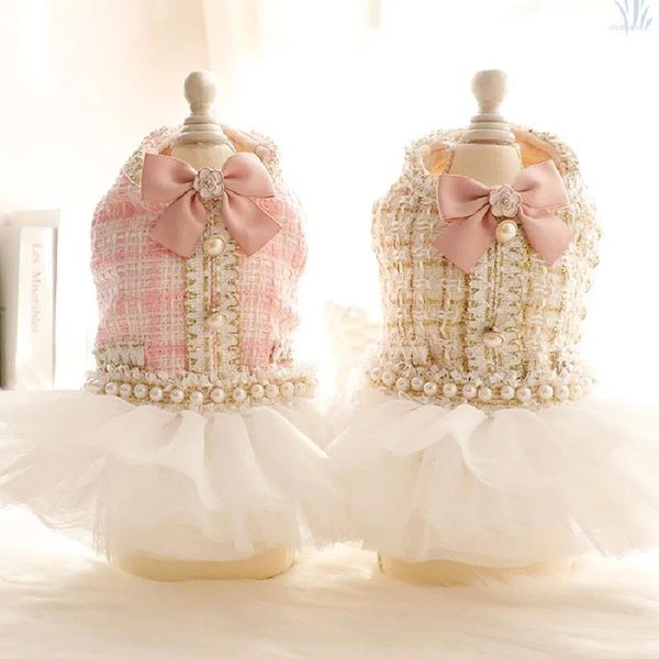 Vêtements pour chiens Robe de chat Jupe Tutu Chihuahua Yorkshire Terrier Poméranie Shih Tzu Caniche maltais Schnauzer Vêtements Chiot Vêtements