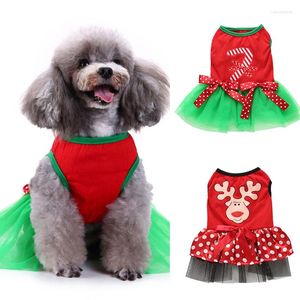 Chien Vêtements Chat Jupe Robe Chaude Pull Chiens Animaux Vêtements Vêtements Mignon Durable Doux Confortable Chiot Accessoire De Noël