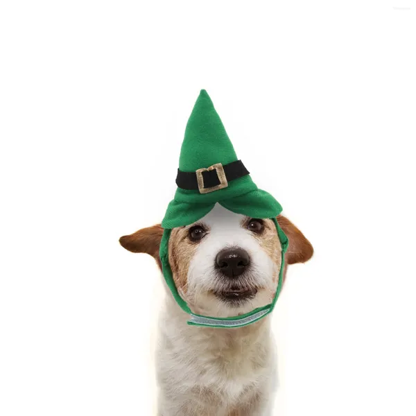 Chien Vêtements Chat St Chapeau Patrickss Pet Costume Cosplay Cap Couvre-chef Robe Chiens Bandeau Leprechaun Party Coiffe Patricks Day S Up