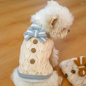 Vêtements pour chiens Pull pour chat Pull d'hiver pour animaux de compagnie Tricot Chiot Yorkshire Poméranie Shih Tzu Caniche maltais Bichon Dachshund Vêtements 022