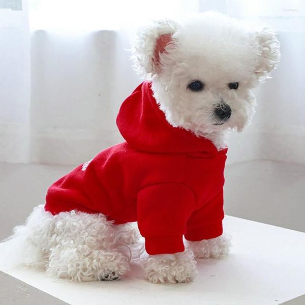 Vêtements pour chiens Sweat-shirt à capuche Vêtements élégants accrocheurs pour animaux de compagnie Chiens d'hiver Chats à deux pattes pour la maison