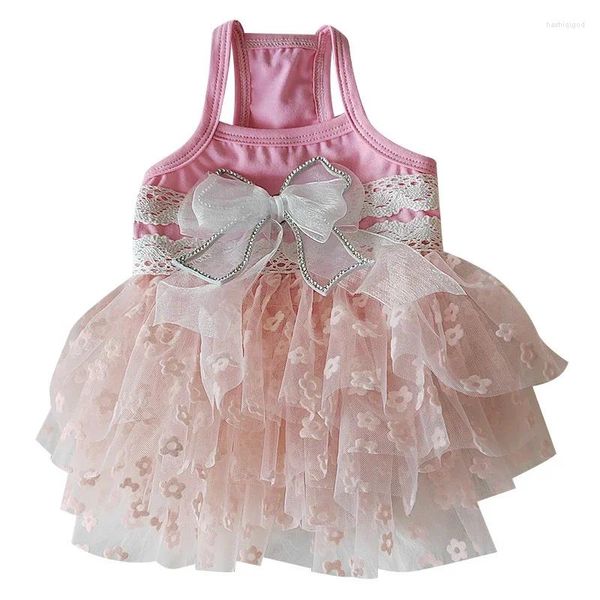 Vêtements de chien chat tutu robe d'été vêtements pour animaux de compagnie mignon robes de vêtements de fille