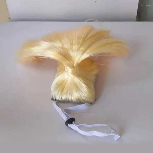 Ropa para perros Peluca de gato Sombrero ajustable para mascotas para perros Gatos Disfraz de cosplay Accesorios para el cabello Accesorios para travestis Disfraces