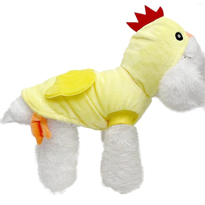 Dog Apparel Chicken Jumpsuits Yellow Mimic Clothes Cosplay Pet Supplies For Pets Dogs And Cats