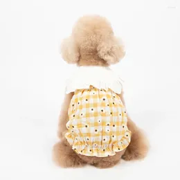 Ropa para perros Chihuahua Ropa Yorkshire Yorkie Ropa Vestido de gato Falda Verano Traje de mascota Poodle Pomeranian Pequeño