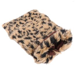 Ropa para perros Pijamas para niños Chaqueta de leopardo Ropa al ras Mantener abrigo cálido Mantener