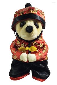 Vêtements de chien chinois félicitations