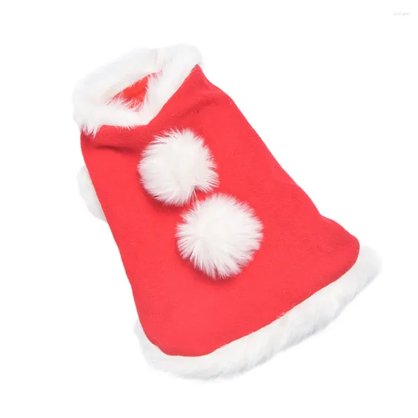 Habitant pour chiens Cap de Noël Funny Pet Costume Cosplay Clothes Supplies for Puppy (Taille L)