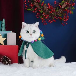 Vestuário de cão Natal Roupas de gato Magic Cape Moose Cape Britânico Curto Hairless Bonito Roupas de Inverno Quente Pet Decoração 231205