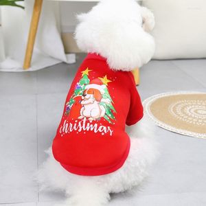 Hondenkleding Kerstmis Catroon Patroon Jumpsuit Shirt Kleding Pet Pyjama Bodysuit voor kleine middelgrote kerstkleding S-XXL