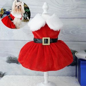 Ropa para perros navidad gatos cachorros faldones de chaleco de terciopelo