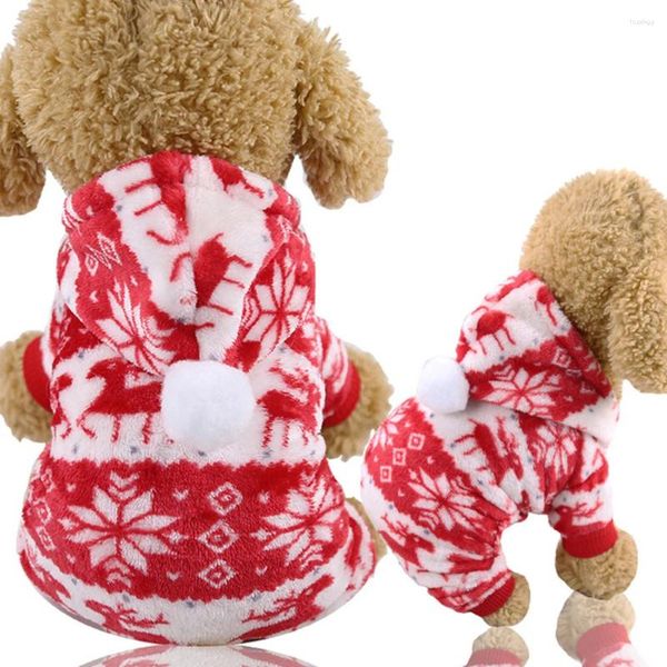 Ropa para perros Ropa de Navidad Chaqueta con forma de ciervo Disfraz para perros pequeños Invierno Abrigo cálido para cachorros Ropa para mascotas Traje de chihuahua