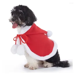 Vêtements pour chiens Vêtements de Noël Vêtements pour animaux de compagnie Chiot Cape Teddy Outfit