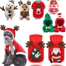 Vêtements pour chiens Vêtements de Noël Vêtements pour animaux de compagnie pour petits chiens moyens Costume Chihuahua Animaux Sweats à capuche Année chaude Vêtements Yorkshire 231017