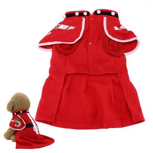 Vêtements pour chiens Costume de Noël Épaissir Robes chaudes Fournitures pour animaux de compagnie pour petits chiens de taille moyenne S/M/L/XL/XXL