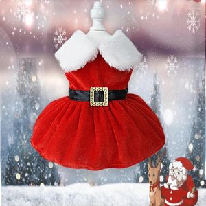 Ropa para perros Vestidos de Navidad para perros pequeños Ropa de verano Cosplay Cat Pet Dress Fancy Princess Puppy Bichon Spitz