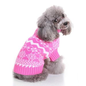 Vêtements pour chiens Mode de Noël Mode confortable Vêtements pour animaux de compagnie Festival Robe Pull Tricots Arrivée En Gros 30RI12