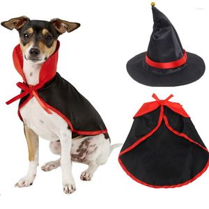 Hondenkleding kerst Halloween cloack kat sjaal hoed satijnen doek cape set jurk cadeau jaar huisdier kostuum winter