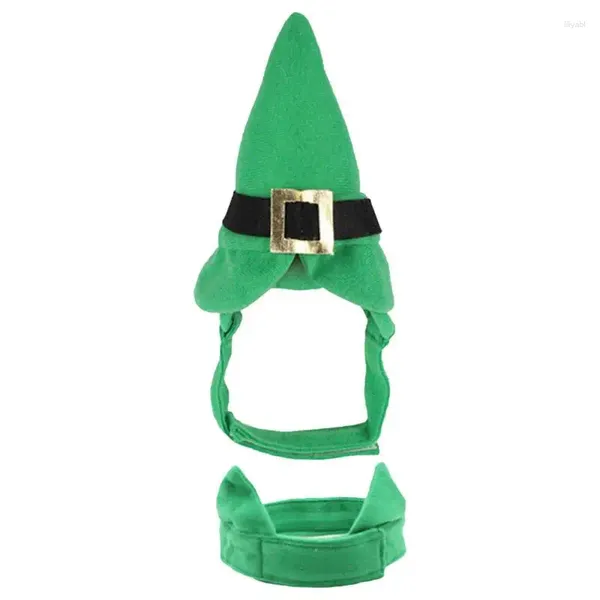 Vêtements de chien Christmas de Noël à nœud papillon set elfe Foot Straps St. Patrick's Day Head Wear Accessoires Kids Cosplay Party Supplies Pet Pet