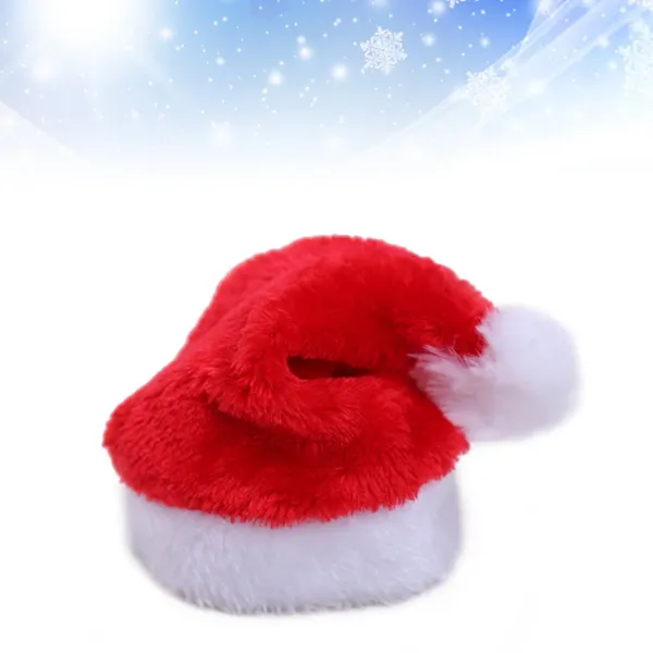 Ropa para perros Sombrero de Navidad Gato Trajes de disfraces para mascotas Sombreros pequeños Accesorios para el cuidado del cabello Teddy (rojo)