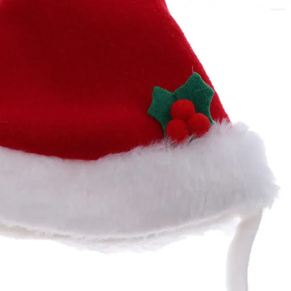 Vêtements pour chiens Chapeau de Noël Collier de cou Chiot Chapeaux Accessoires de toilettage