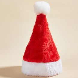 Hondenkleding Kerstmis hoed Pet Supplies Winter Warm Xmas Jaar pluche Cap Cat Ornament Santa Claus Party Home Decoratie