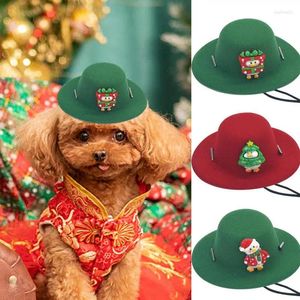 Ropa de perro sombreros de Navidad perros graciosos atenuados suaves suave gatio