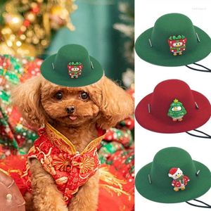 Hondenkleding kerstmutsen voor honden verstelbare zachte stof decor kleine kat kitten kostuum puppybenodigdheden