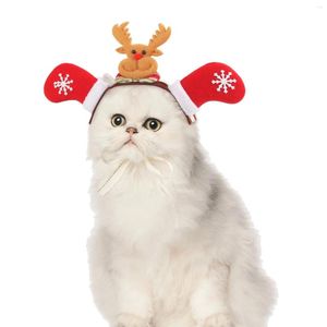 Hondenkleding kersthoofdbanden Antlers Pet Supplies Cat Deer Hoofdband Decoratie Teddy Gentleman Hoofdtooi