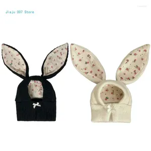 Vêtements pour chiens Chapeau d'oreilles en tricot de Noël pour chat Dress Up Fournitures Accessoire pour animaux de compagnie C9GA